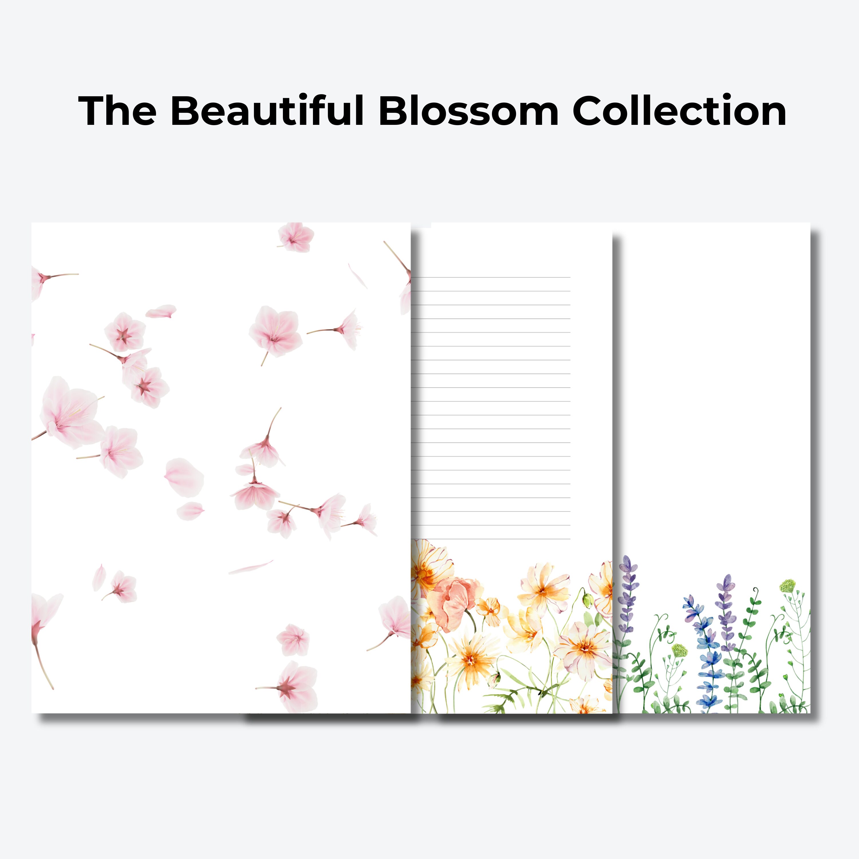 PRINTABLE Stationery, Printable Letter Writing Stationery | Botanical Letter Writing Paper ...