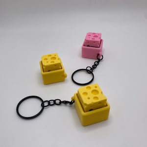 Cheese Fidget Clicker – Satisfyingly Loud, Pointlessly Fun 3D Printed Keyboard Toy