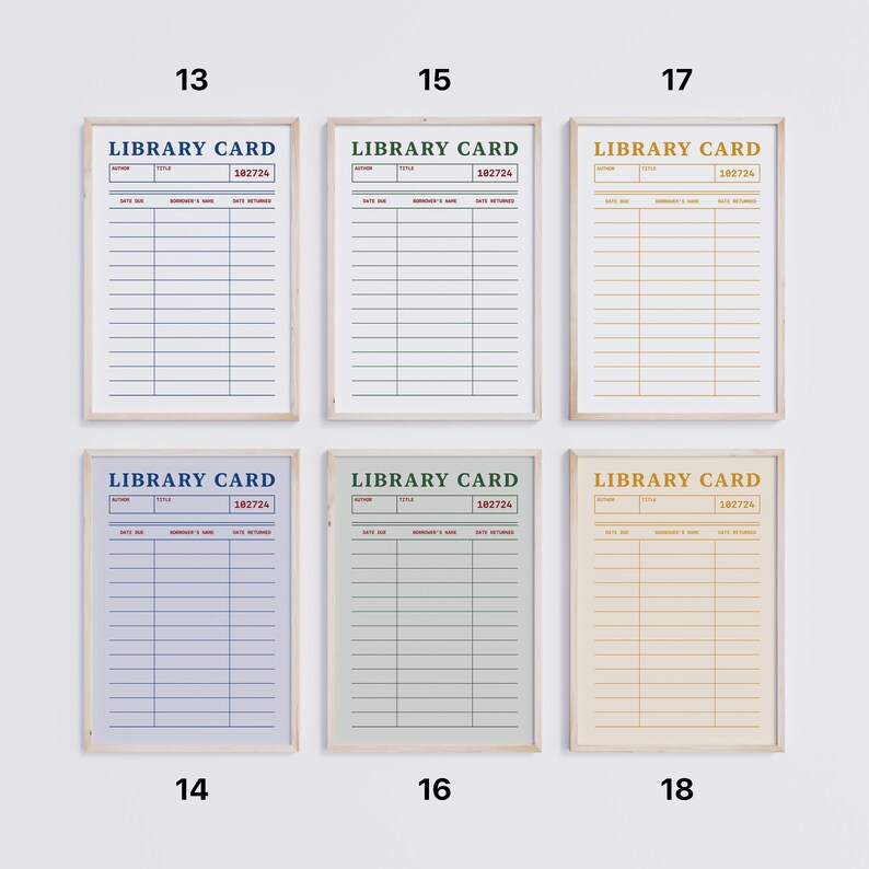 Custom Library Card Print: Vintage Reading Nook Bookshelf Poster ...