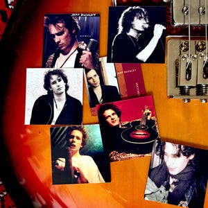 Jeff Buckley Stickers | Album Cover Stickers | Music Stickers | Laptop, Water Bottle, Phone Case Stickers | Scrapbooking, Journaling