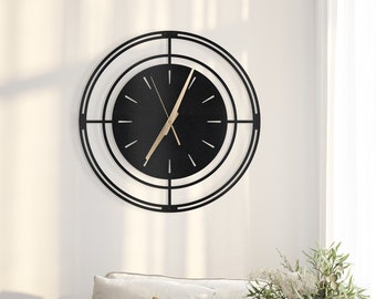 Elegant Minimalist Wall Clock, Modern Wall Clock, Minimalist Wall Clock, Unique Wall Clock, Clock Gifts, Silent Wall Clock, Home Decor