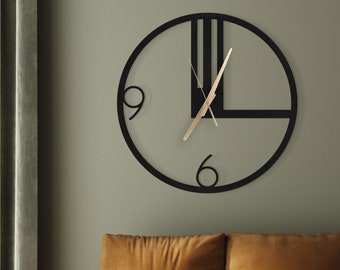 Decorative Modern Metal Wall Clock, Modern Metal Clock, Large Size Wall Clock, Silent Wall Clock, Home Decor Clocks, Unique Wall Clock