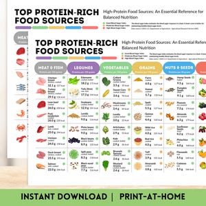 Protein-Diagramm Gesunde Ernährung Referenzleitfaden