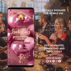 Housewarming Party Invitation Digital Animated House Warming Invite ...