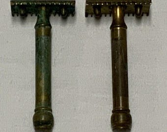 2 Vintage Gillette Double Edge Razors