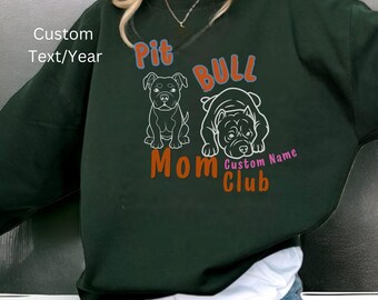 Pitbull Mom Club Shirt, Pit Bull Dog Mom Shirt, Staffordshire Terrier Dog Lover Gifts, Rescue Dog Shirt, Fur Mama Shirt, Dog Mama Tee