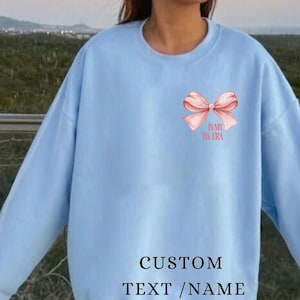 Auntie Godmother Bestie Sweatshirt, Auntie Shirt, Godmama Sweater,  Godparent Sweater, Aunt Gift, Godmother Gifts,  Gift for  tia ,pink bow