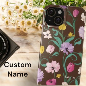Piano floral print phone case custom name  Taylor Merch Eras Tour Gifts Eras Tour Surprise Song Piano