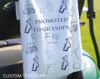 Pregnancy Announcement, Custom Golf gifts, Pregnancy Reveal, Grandpa Announcement, New Golfing Buddy, New To The Club, Promoted to Grandpa