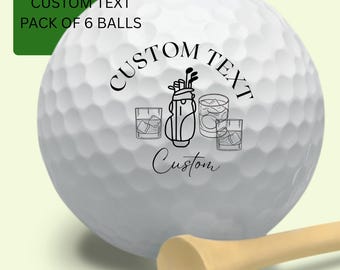 Custom Golf Balls,Personalized Gift for Dad,Groomsmen Gifts,Personalized Gift for Him,Golf Gifts,Fathers Day Gift, Guy Gifts, Boyfriend Gift