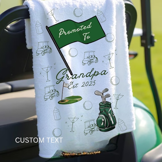 Pregnancy Announcement, Custom Golf gifts, Pregnancy Reveal, Grandpa Announcement, New Golfing Buddy, New To The Club, Promoted to Grandpa