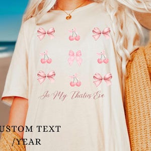In My Thirties Era Shirt, 30th Birthday Shirt, In My Thirties Era Tee, Personalized Birthday Shirt, 30th Birthday Gift,Custom Birthday Shirt