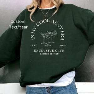 Cool Aunts Club Aunt Sweatshirt Cool Aunt Sweatshirt Cool Aunts Club Promoted To Aunt Cool Aunt Shirt Aunt Sweater Future Aunt Gifts Cool