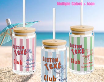Custom Vacation Tumbler, Girls Trip Tumbler, Personalized Family Vacation Tumbler, Custom Birthday Cups, Beach Girls Trip Gifts