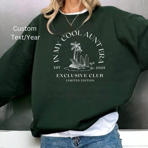 Cool Aunts Club Aunt Sweatshirt Cool Aunt Sweatshirt Cool Aunts Club Promoted To Aunt Cool Aunt Shirt Aunt Sweater Future Aunt Gifts Cool
