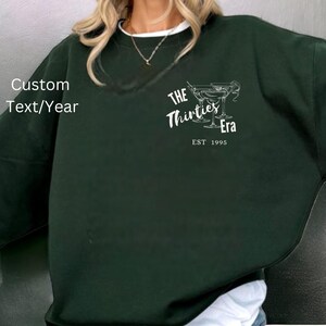 In My Thirties Era Shirt, 30th Birthday Shirt, In My Thirties Era Tee, Personalized Birthday Shirt, 30th Birthday Gift,Custom Birthday Shirt