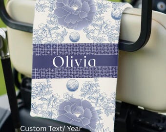 Custom Golf Towel Womens Golf Gift Ladies Golf Pink Golf Accessories Personalized Birthday Gift Golfing Girl Gift Golf Buddy Gift Golf Club