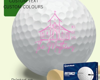Personalized Wedding Golf Ball Favors , Custom Wedding Crest, Wedding Monogram Wedding Custom Golf Ball, wedding favors printed Golf Balls