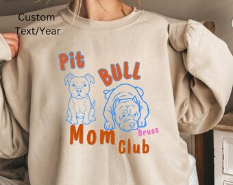 Pitbull Mom Club Shirt, Pit Bull Dog Mom Shirt, Staffordshire Terrier Dog Lover Gifts, Rescue Dog Shirt, Fur Mama Shirt, Dog Mama Tee