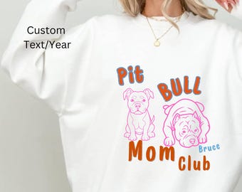 Pitbull Mom Club Shirt, Pit Bull Dog Mom Shirt, Staffordshire Terrier Dog Lover Gifts, Rescue Dog Shirt, Fur Mama Shirt, Dog Mama Tee