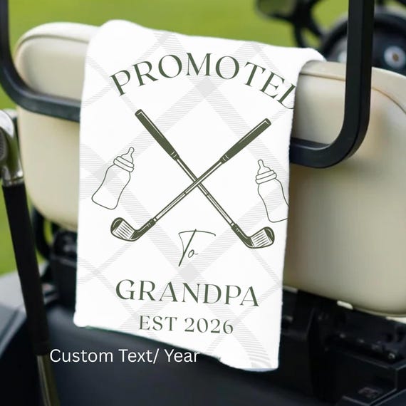 Pregnancy Announcement, Custom Golf gifts, Pregnancy Reveal, Grandpa Announcement, New Golfing Buddy, New To The Club, Promoted to Grandpa