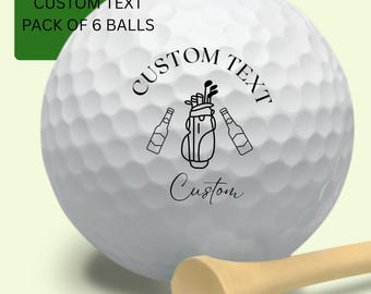 Custom Golf Balls,Personalized Gift for Dad,Groomsmen Gifts,Personalized Gift for Him,Golf Gifts,Fathers Day Gift, Guy Gifts, Boyfriend Gift