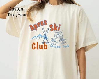Ski Sweatshirt, Apres Ski Sweatshirt, Skiing Sweatshirt, Retro Ski Shirt, Winter Shirt,  Ski Club Sweater for Women Retro Lodge Pullover