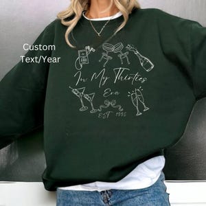 In My Thirties Era Shirt, 30th Birthday Shirt, In My Thirties Era Tee, Personalized Birthday Shirt, 30th Birthday Gift,Custom Birthday Shirt