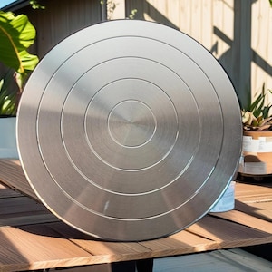 Banding Wheel, Pottery Wheel, Sculpting Wheel, Double Side Hand Turning Wheel, Pottery Turntable, Display Turntable, Painting Turntable