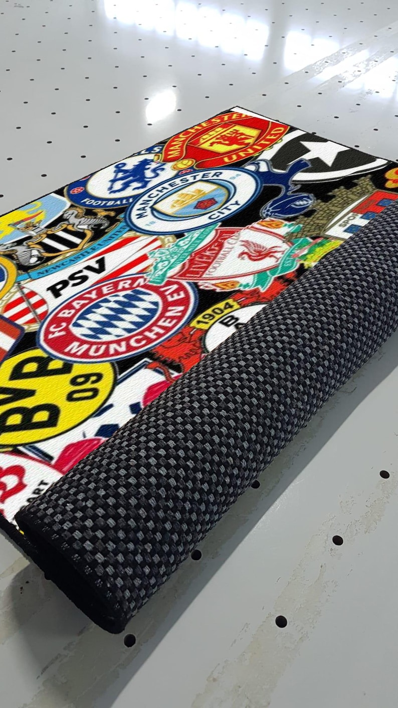 Liverpool Sports Rug Soccer Team Logos Area Rug, Non-slip Sports Fan Carpet - Etsy
