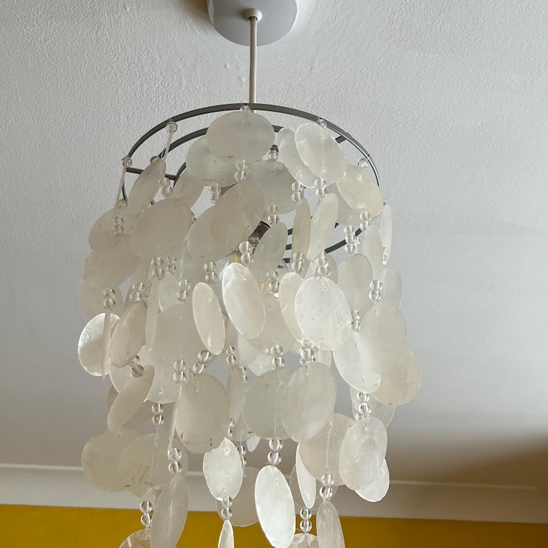 Capiz Shell Chandelier - Etsy