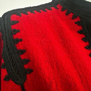 Winter Kaftan Red & Black Caftan Maxi Dress- Karima-loungewear, maternity Gifts, dress, beach kaftan,Gifts for her,Ramadan,Home dress,boho