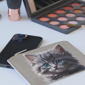 Adorable Cat Mini Clutch Bag, Cute Kitten Pouch, Cat Lover Gift, Pet Accessory, Ideal for Travel or Daily Use