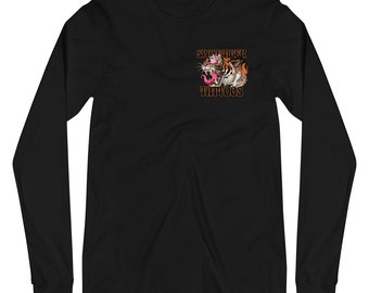 Unisex Long Sleeve T- Tiger Eyes