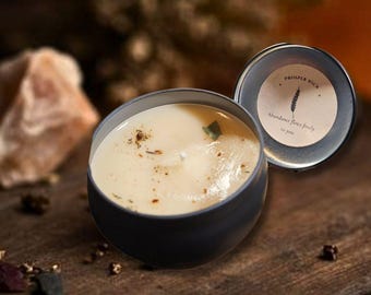 Prosper Wick Abundance Candle | Cinnamon Orange Vanilla, Wealth Manifestation Ritual Tool