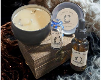 Oracle Ritual Kit | Intuition, Divination, Candle, Spell Jar, Altar Supplies