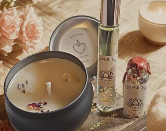 Self Love Ritual Kit | Heartfire Candle, Bloom Oil, Spell Jar
