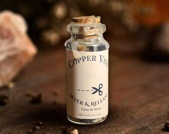 Sever & Release Spell Jar | Cord Cutting Ritual, Emotional Healing (10 mL)
