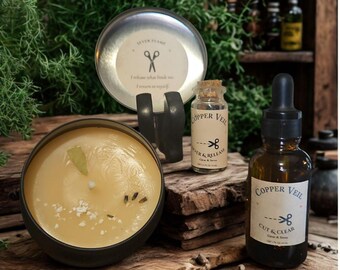 Cut & Clear Ritual Kit | Cord Cutting Spell Jar, Oil, Candle Bundle
