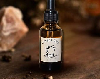 Moon Whisper Oracle Ritual Oil | Intuition, Psychic, Divination Anointing 1 fl oz