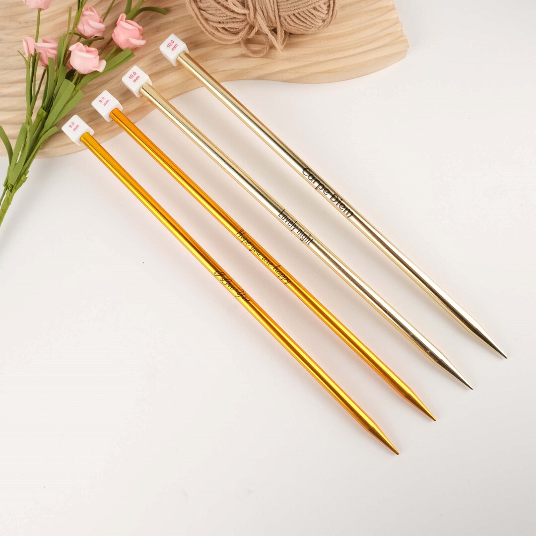 AIGUILLE A TRICOTER,1pcs 8.0mm--Ensemble de crochets de différentes tailles, couleurs aléatoires