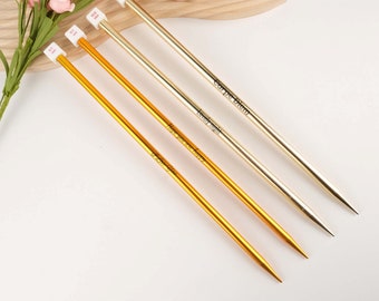 Personalized Colorful Knitting Needles, Customized Name Knitting Needles, Bamboo Needles, Mother's Day Gift, Handmade Gift for Grandma