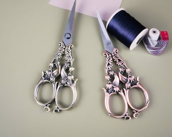 Garden Embroidery Scissors, Vintage Style Quilting Scissors, Small Scissors, Sewing Gifts, Craft Scissors, Quilting Gifts, Gifts for Grandma
