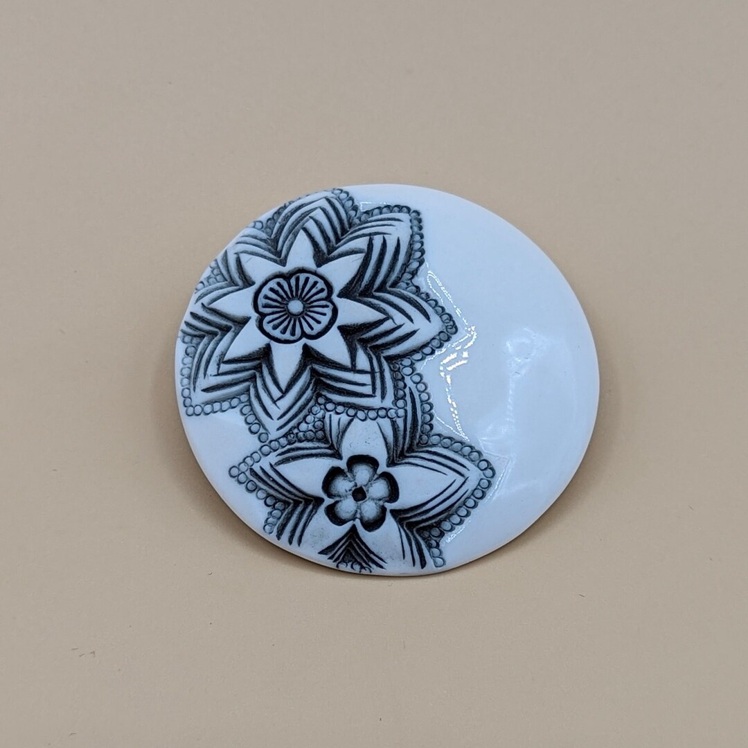 Broche Sydney porcelaine Etsy France