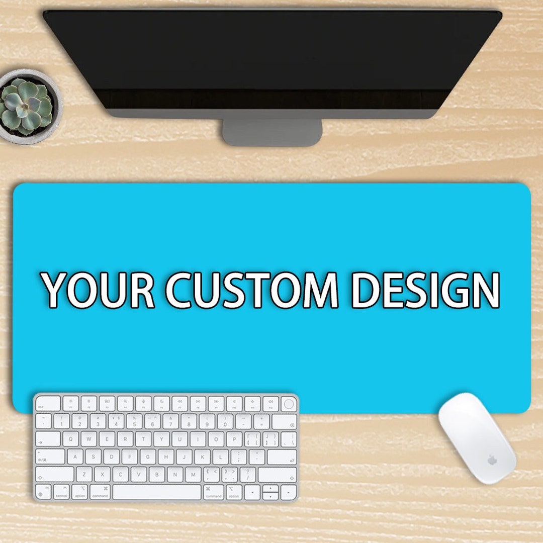 Custom Desk Mat Desk Mat /personalized Custom Print Large Desk Mat ...