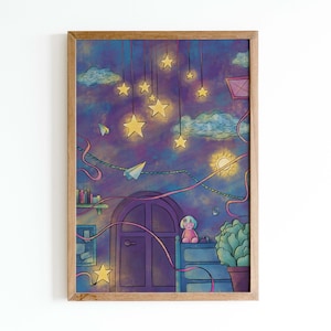 Dreamy Digital Art Print - Instant Download Printable Wall Art Decor