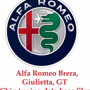 Alfa Romeo Brera, Giulietta, GT chip tuning database files