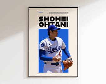 フレディ・フリーマンのポスター、野球ミニマルポスター、フレディ