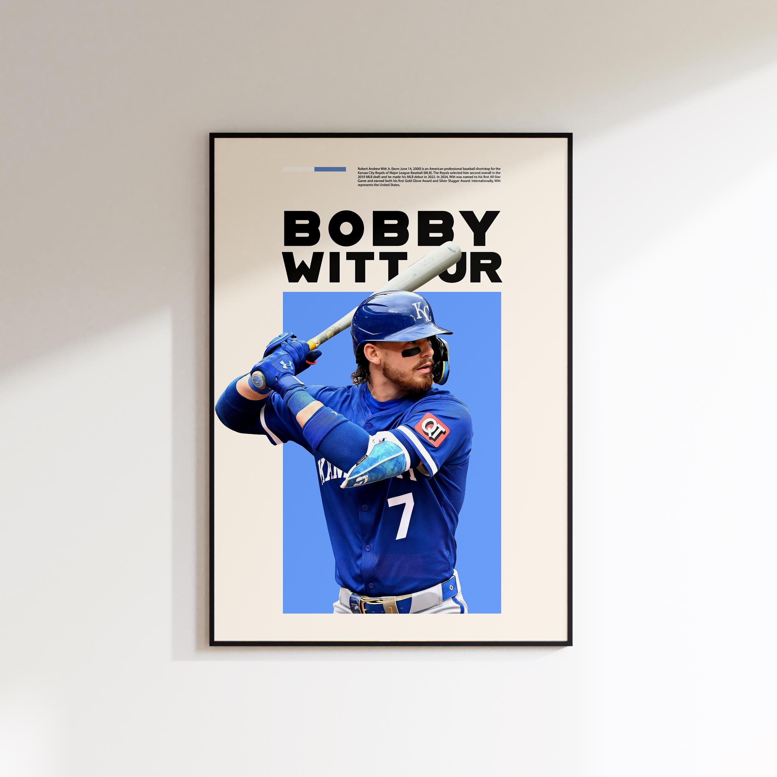 Bobby witt jr poster - Etsy 日本