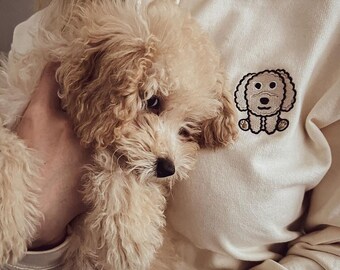 Hoodie Miniature Poodle Tokio | Soft Combed Cotton | Animal Clothing | Casual Comfort Wear |  Dog fan | Unisex |  Cozy Pet Lover